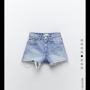NWT Zara hi-rise jean shorts